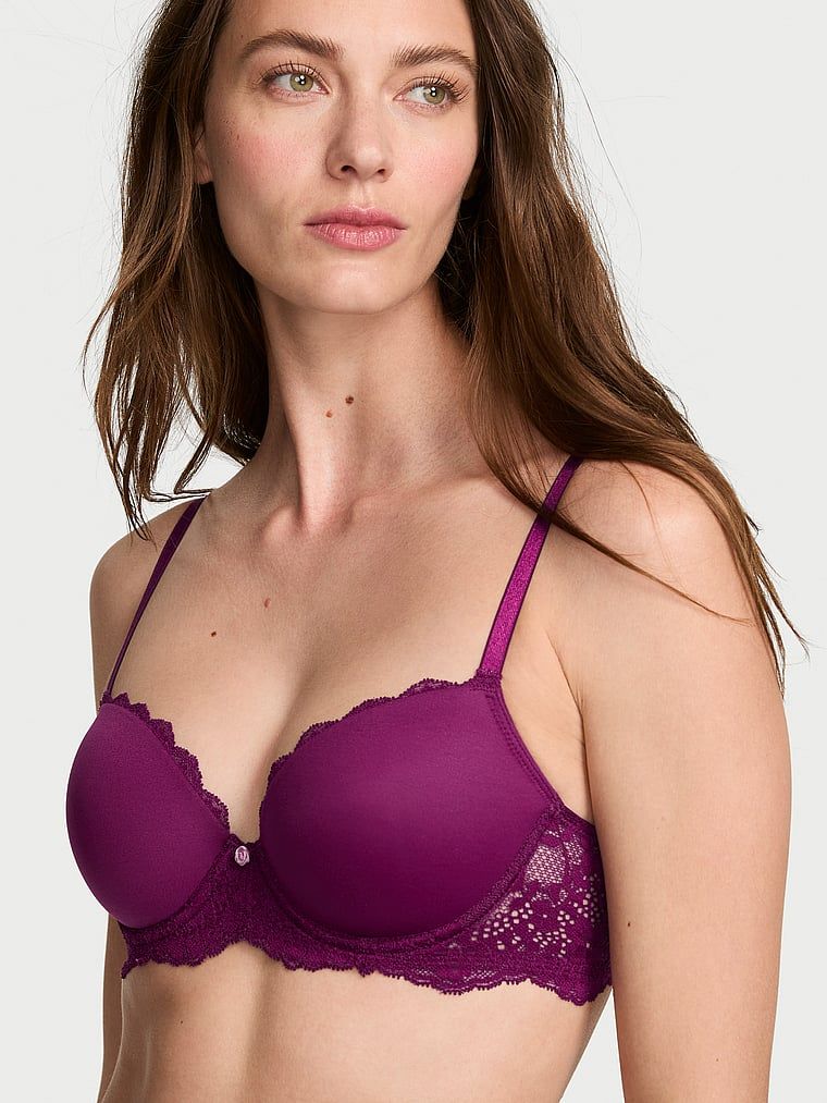 Dream Angels Biustonosz lekko usztywniany z koronką Lace Demi
