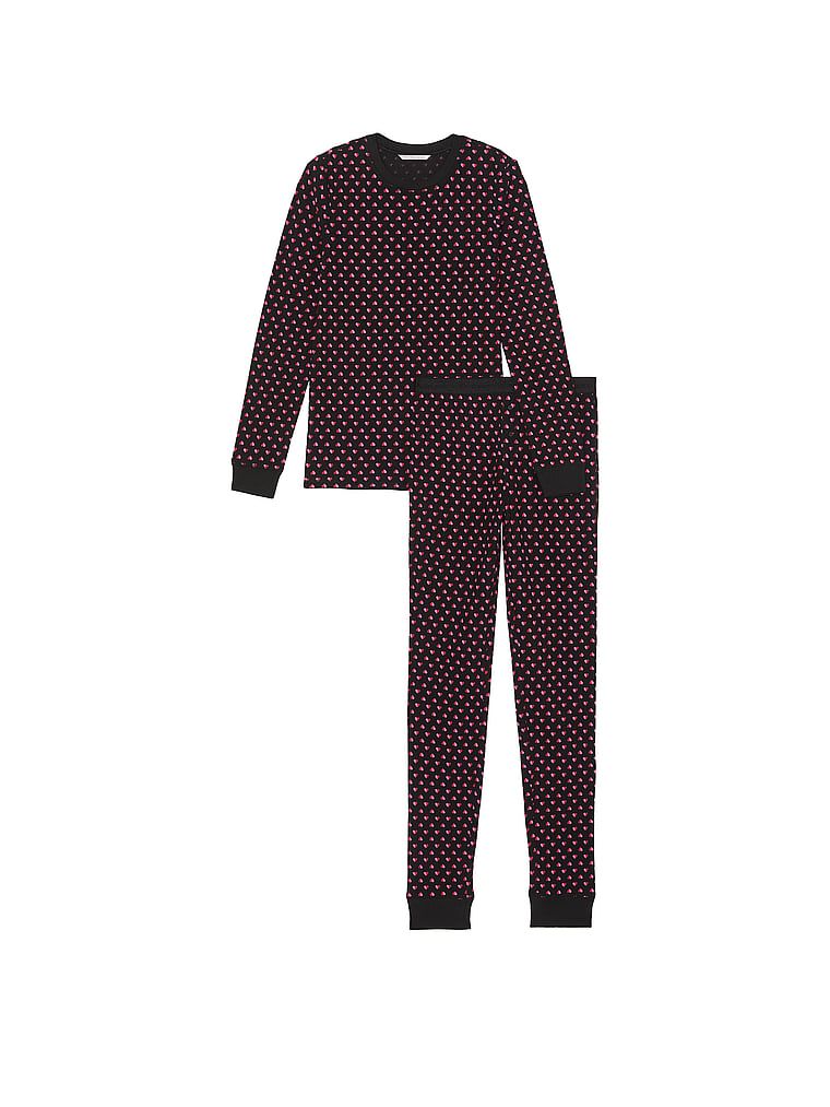 Ciepła piżama z długim rękawem Thermal Long Pajama. Produkt ma kolor wzorzysty i pochodzi z kolekcji Victoria's Secret. 