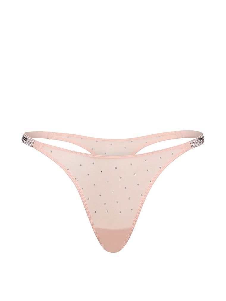 Stringi Shine Strap Dot. Produkt ma kolor różowy i pochodzi z kolekcji Very Sexy. 