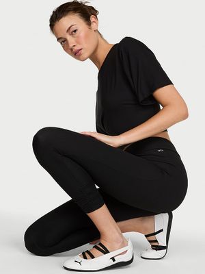 VSX Legginsy prążkowane z talią V VSX Elevate