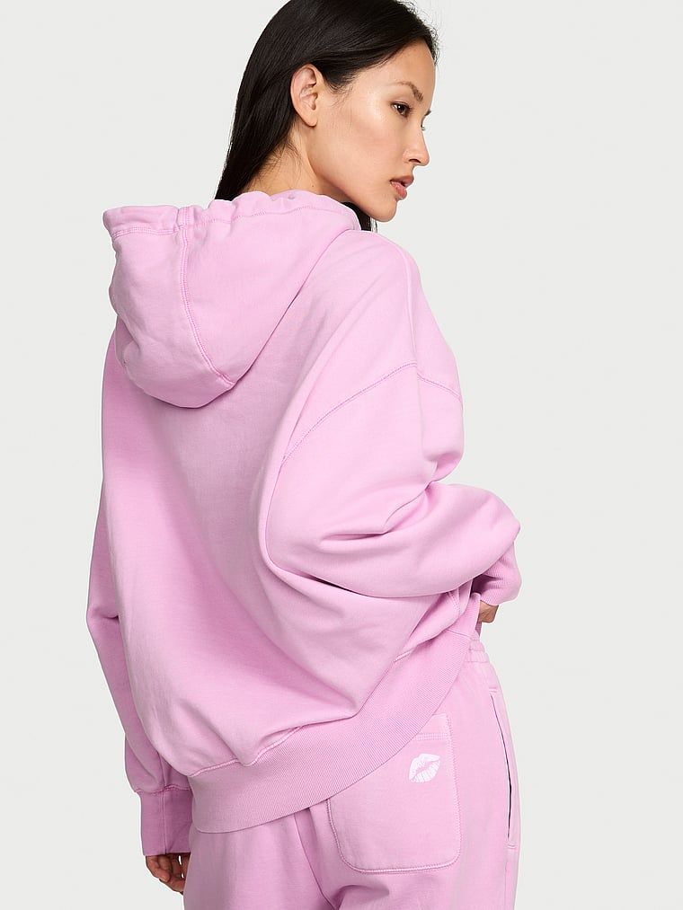 Bluza z kapturem Iconic Fleece. Produkt ma kolor fioletowy i pochodzi z kolekcji Angel Essentials. 