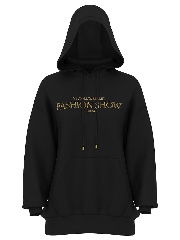 Bluza z kapturem VSFS 2025. Produkt ma kolor czarny i pochodzi z kolekcji Angel Essentials. 