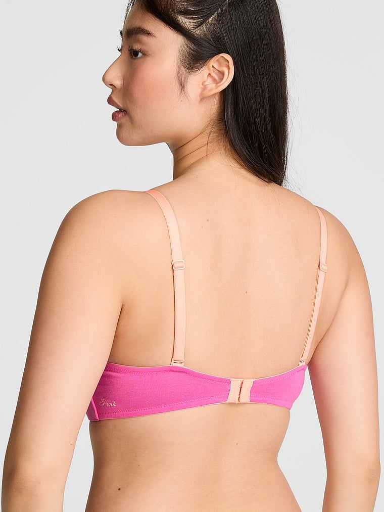 PINK WEAR EVERYWHERE Bezfiszbinowy biustonosz push-up Wear Everywhere