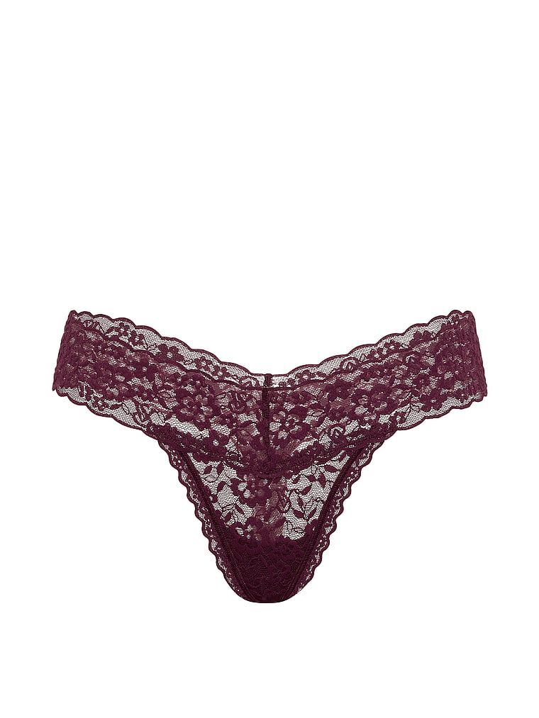 Stringi koronkowe Lace. Produkt ma kolor różowy i pochodzi z kolekcji Lacie. 