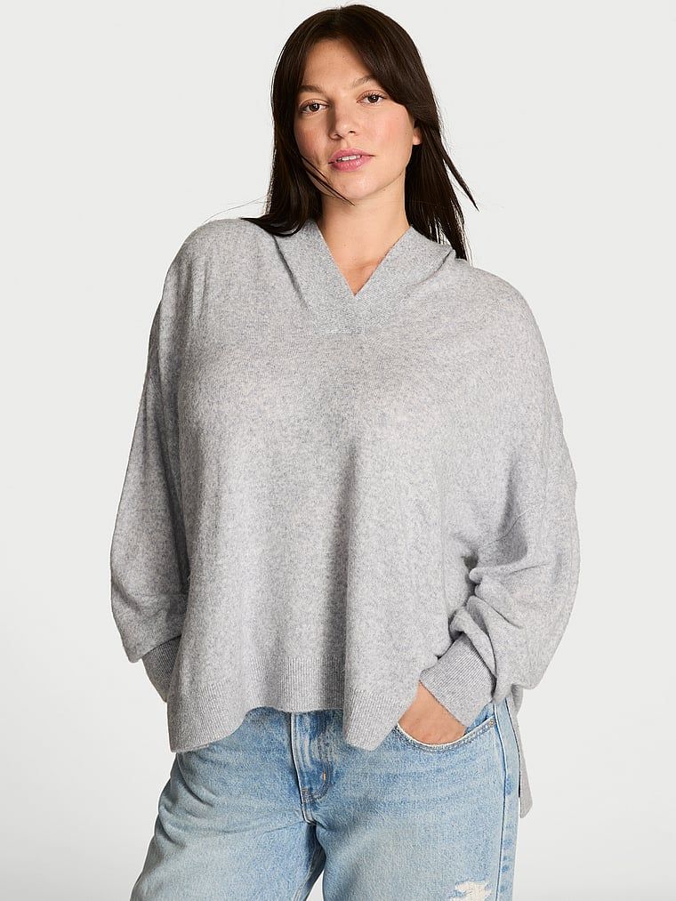 Victoria's Secret Sweter z kapturem Luxe Knit