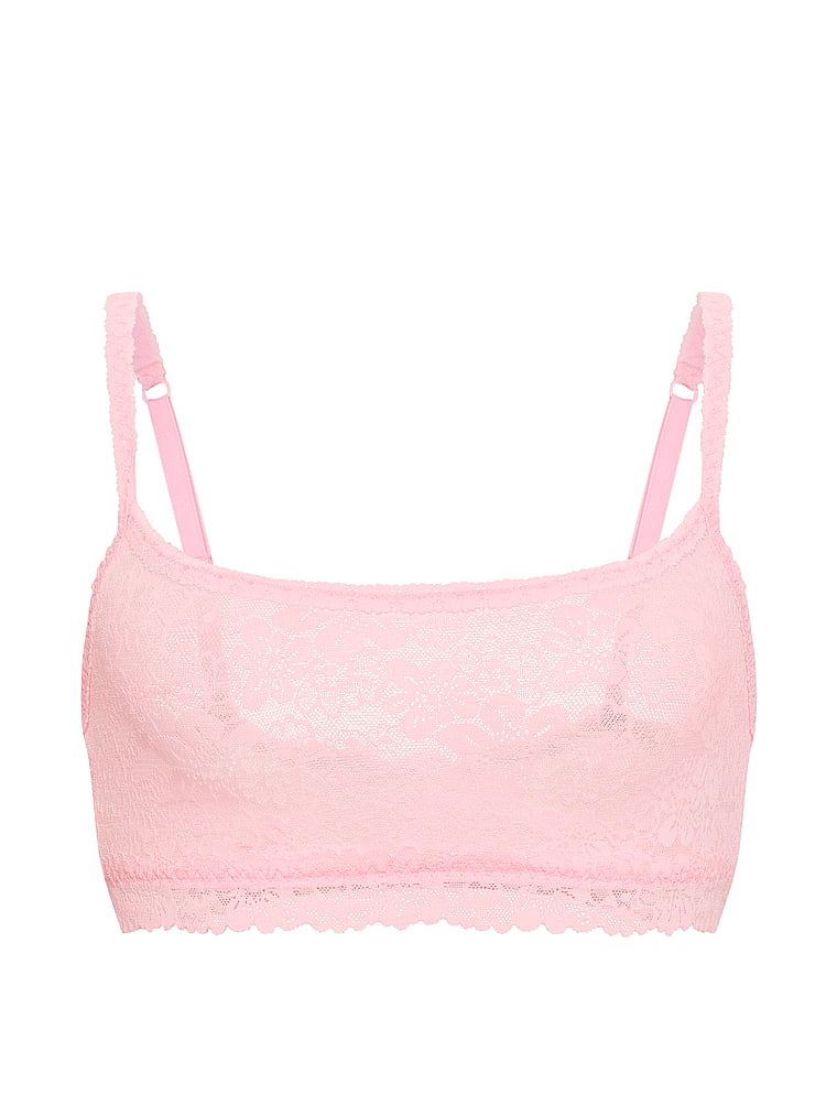 Braletka bez usztywnienia z głębokim dekoltem Wink PINK