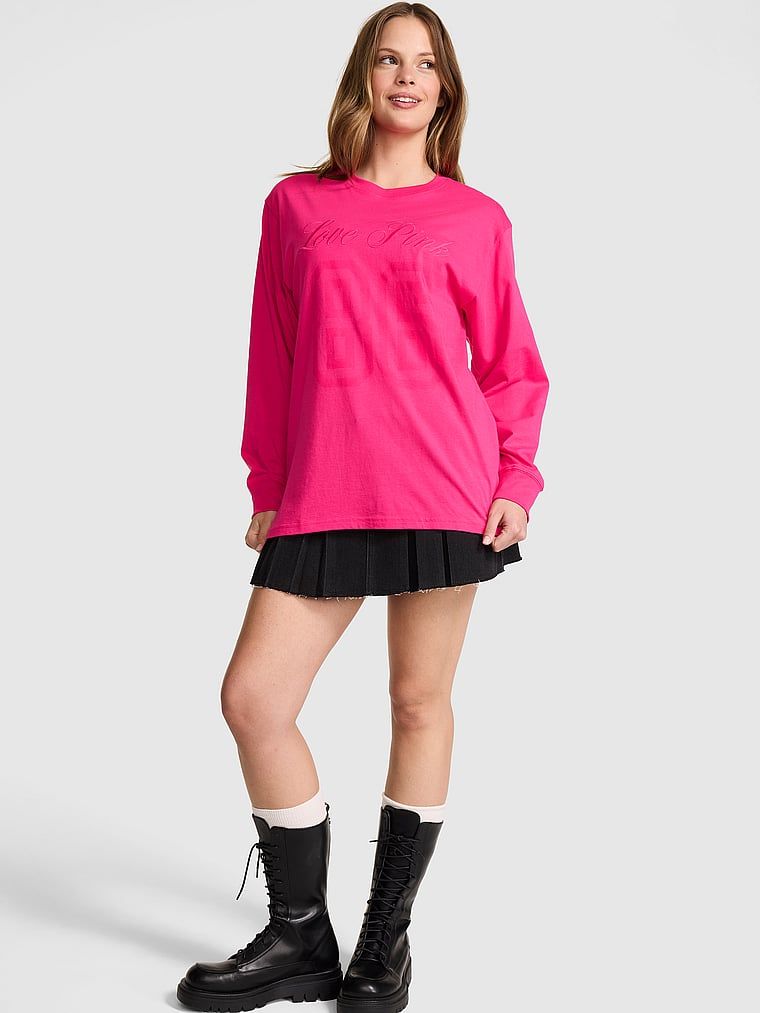 Długi T-shirt Campus Cotton