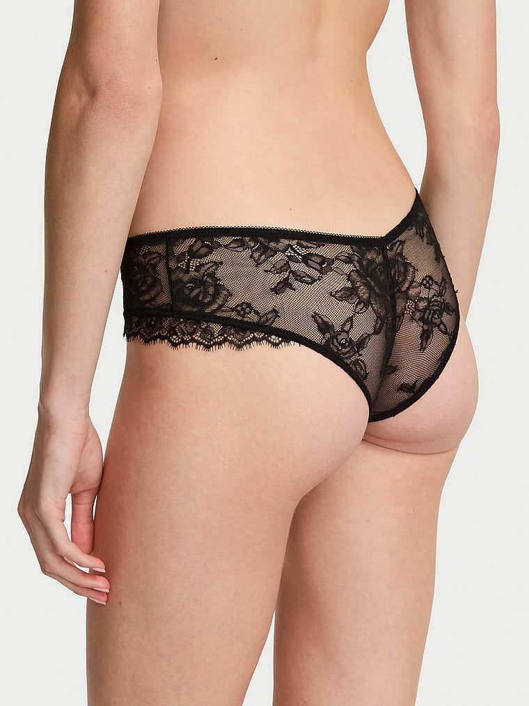 Majtki koronkowe Overlay Cheeky. Produkt ma kolor różowy i pochodzi z kolekcji Very Sexy. 