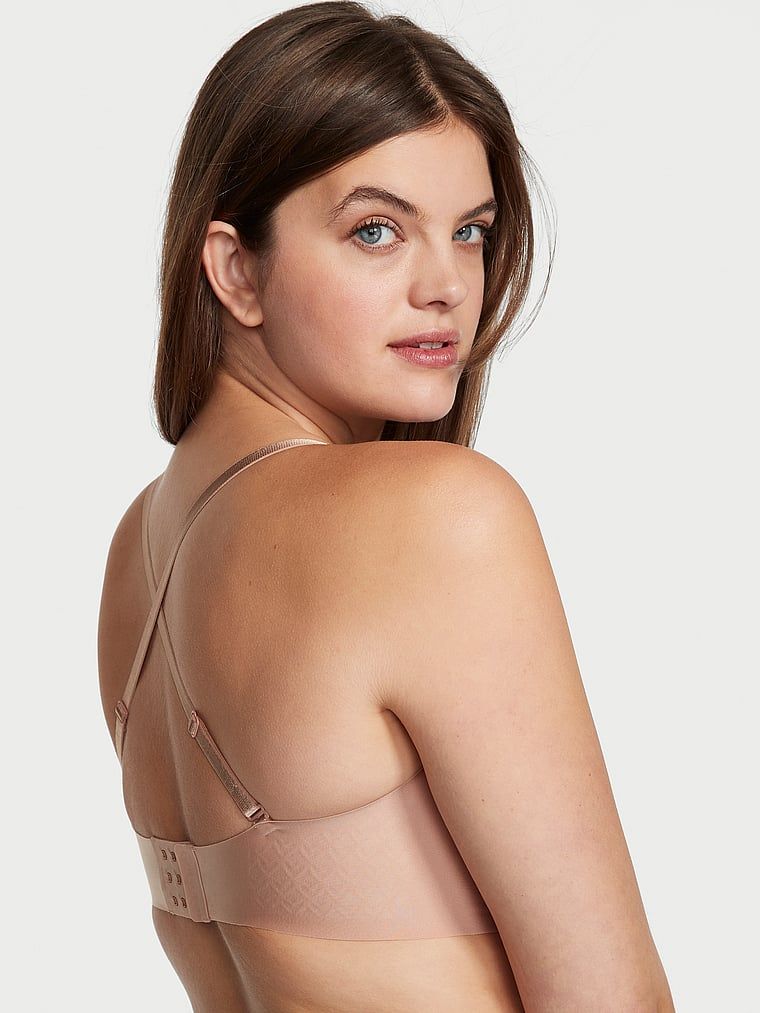 Victoria's Secret Bare Biustonosz push-up bez ramiączek Illusions Smooth