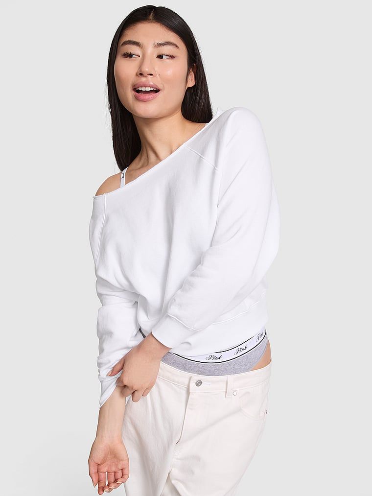 Bluza z odkrytymi ramionami z polaru Ivy