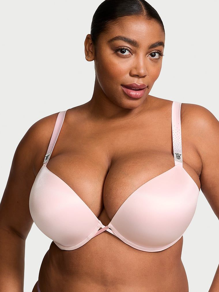 Very Sexy Biustonosz push-up powiększający o 2 rozmiary Bombshell Scattered Shine Strap