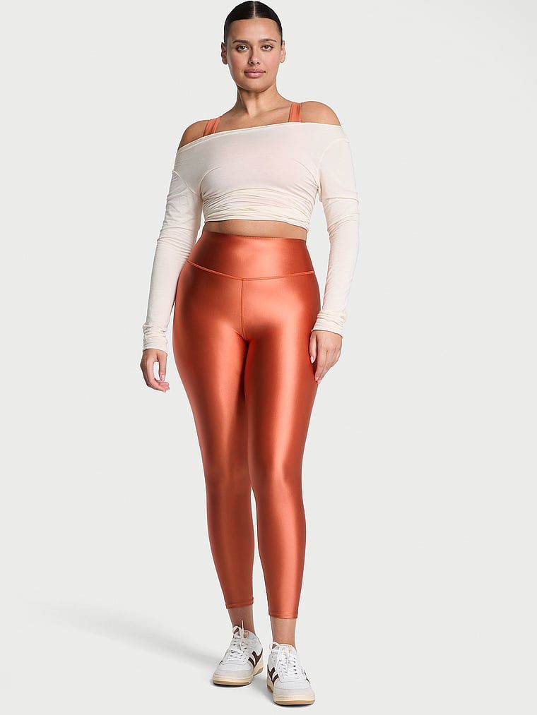 VSX Legginsy z błyszczącego materiału VSX GlossyTech