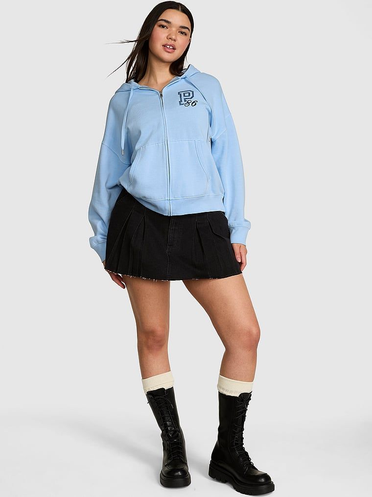 Bluza Campus Fleece z kapturem na zamek