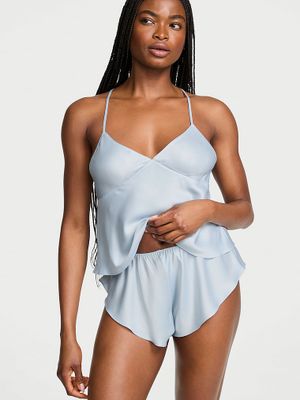 Victoria's Secret Zestaw satynowy do spania Cami Set