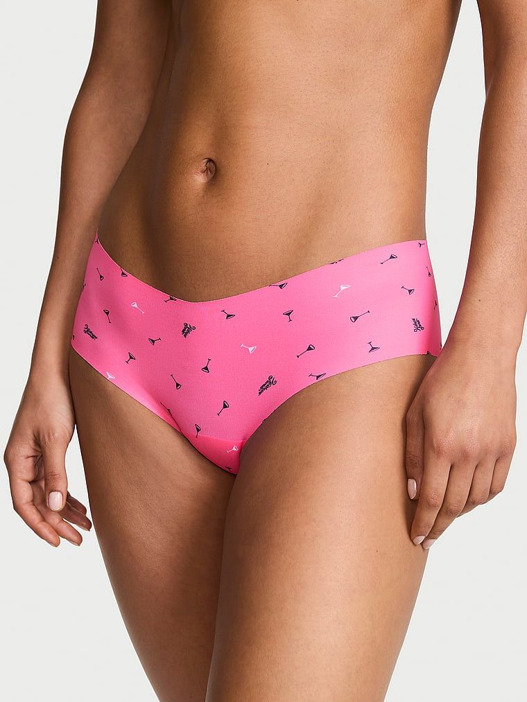 Majtki bezszwowe No-Show Cheeky. Produkt ma kolor wzorzysty i pochodzi z kolekcji No-Show. 
