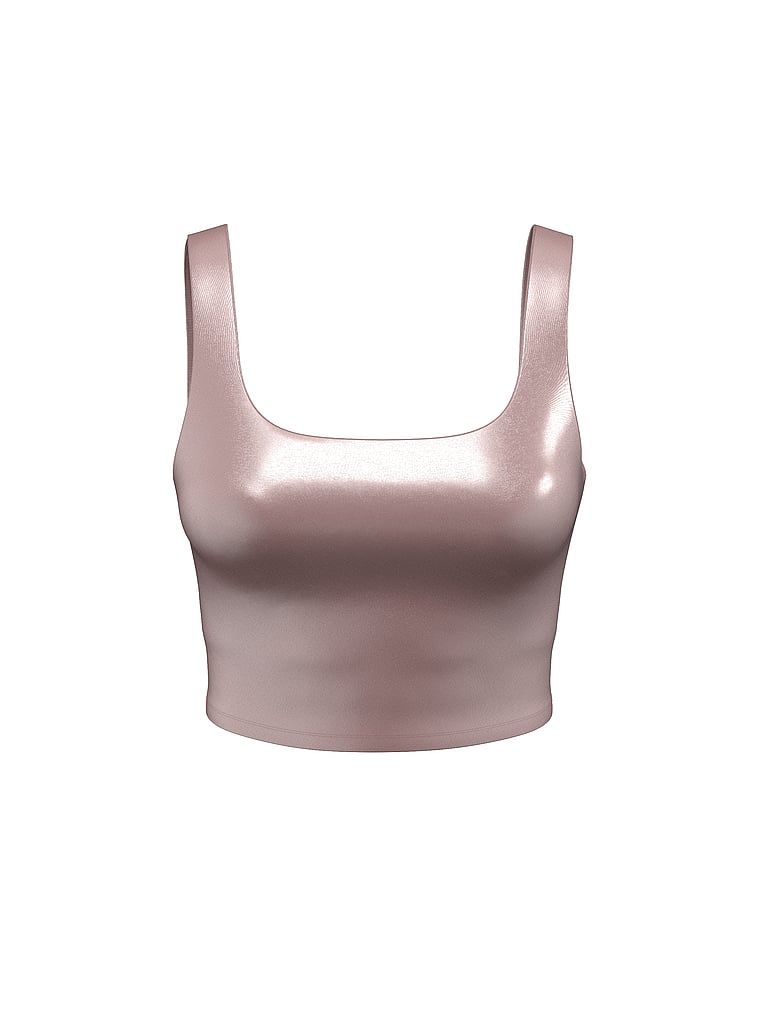 Top sportowy z błyszczącego materiału VSX GlossyTech. Produkt ma kolor czerwony i pochodzi z kolekcji VSX.