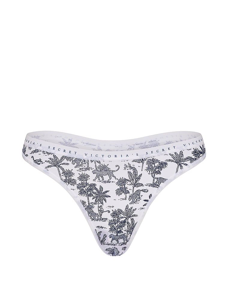Victoria's Secret Stringi bawełniane High-Leg Scoop