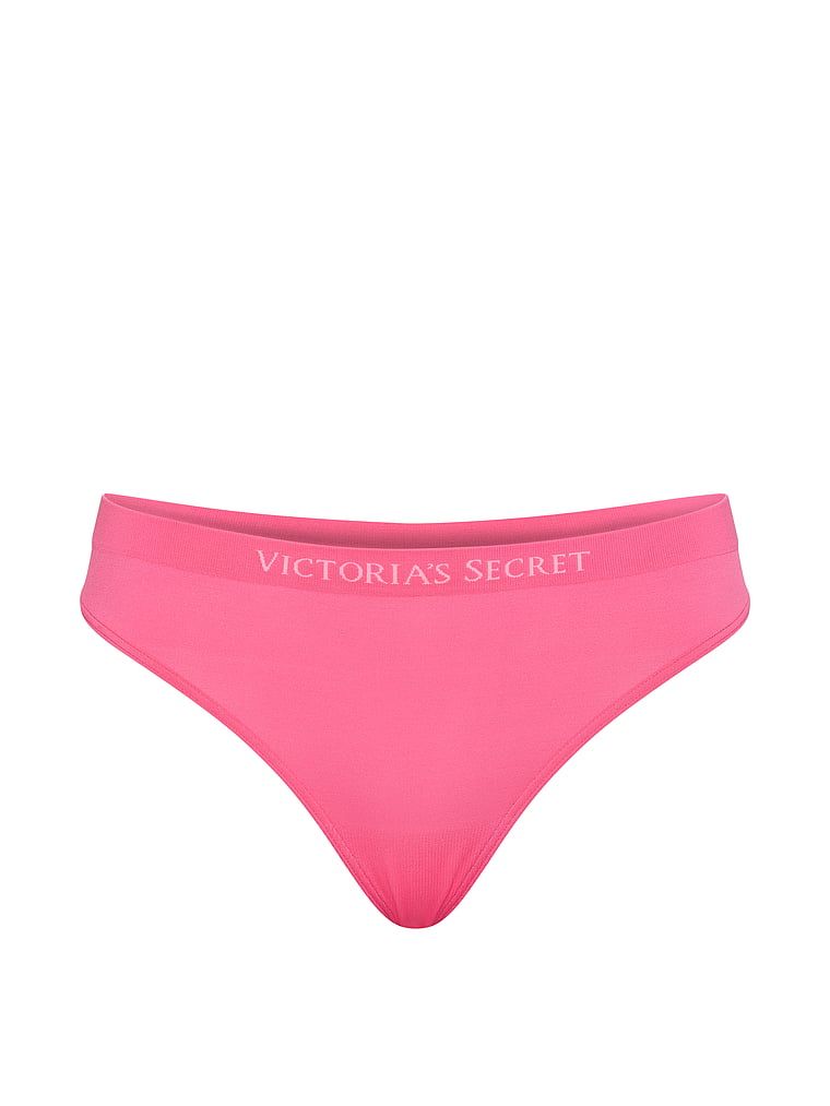 Stringi bezszwowe Seamless. Produkt ma kolor różowy i pochodzi z kolekcji Seamless. 