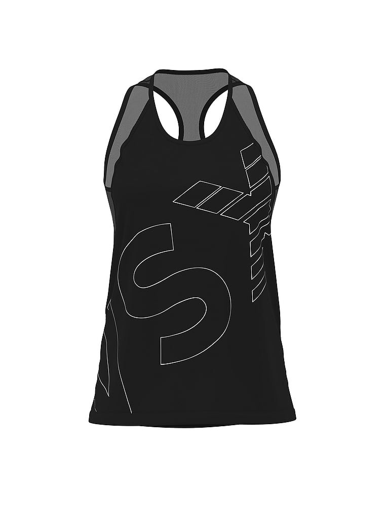 Top sportowy bawełniany VSX Pima Racerback. Produkt ma kolor czarny i pochodzi z kolekcji VSX. 