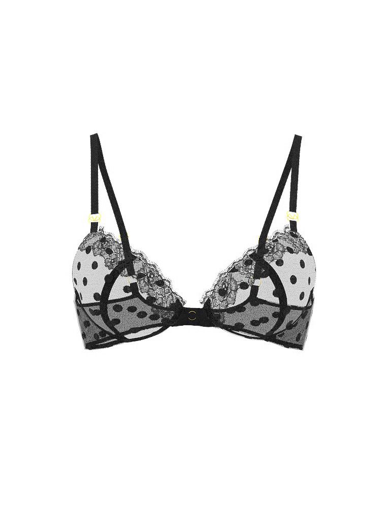 Very Sexy Biustonosz nieusztywniany Sheer Heritage Dot Demi