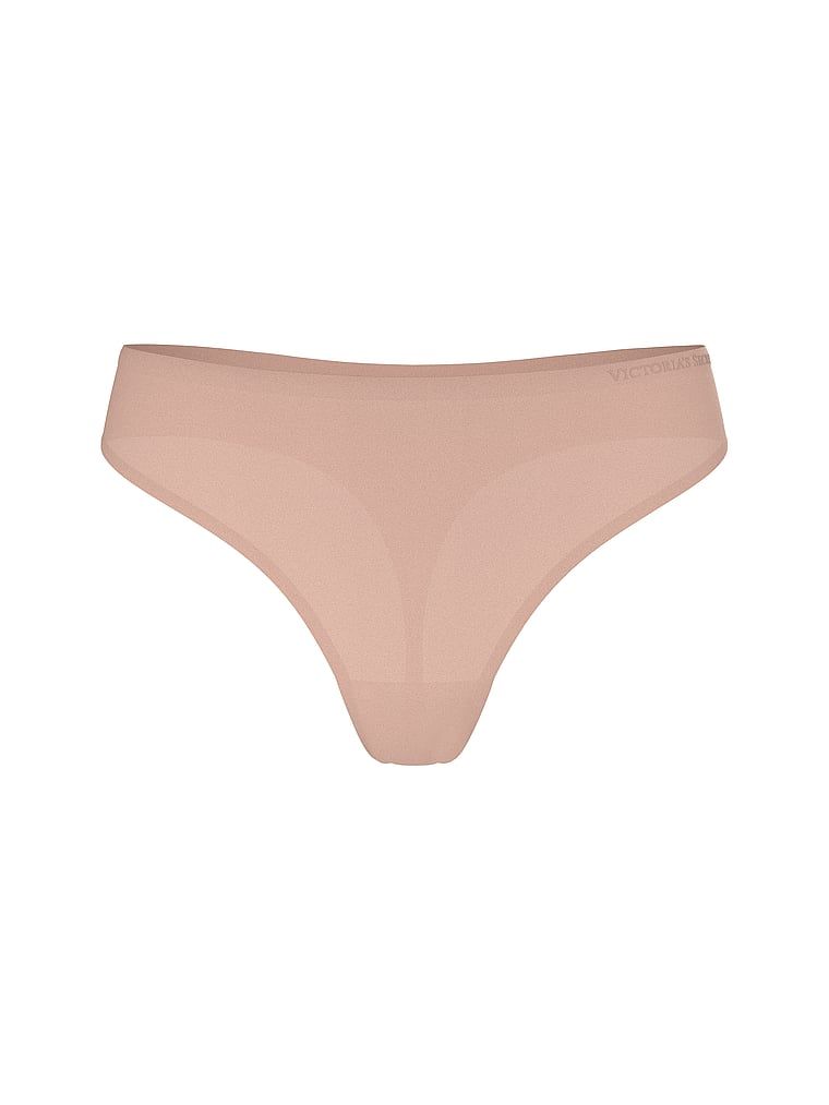 Stringi z mikrofibry Flex. Produkt ma kolor beżowy i pochodzi z kolekcji Body by Victoria. 