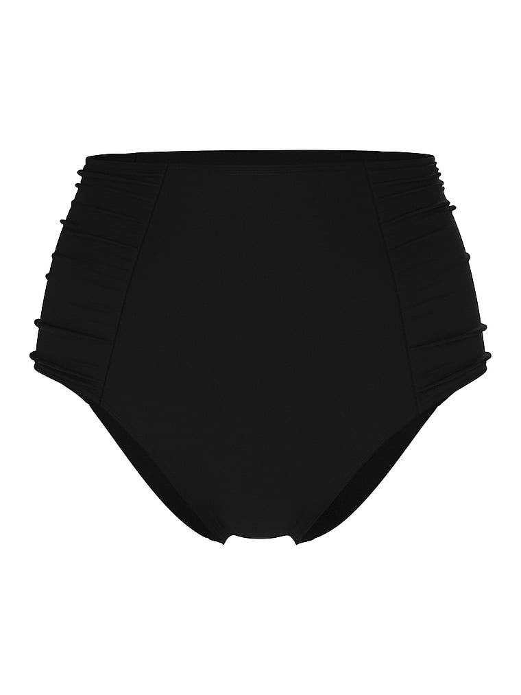 Dół od bikini z wysokim stanem Ultimate. Produkt ma kolor czarny i pochodzi z kolekcji Victoria's Secret Swim. 