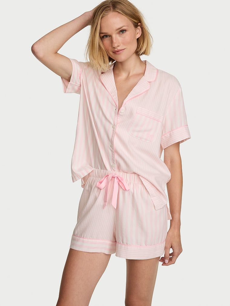 Victoria's Secret Flanelowa piżama z szortami