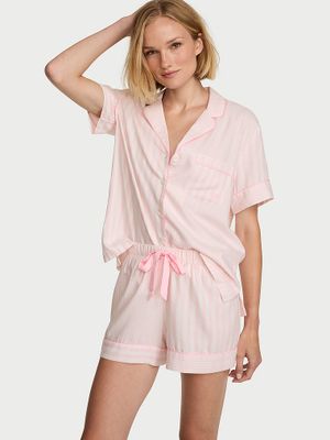 Victoria's Secret Flanelowa piżama z szortami