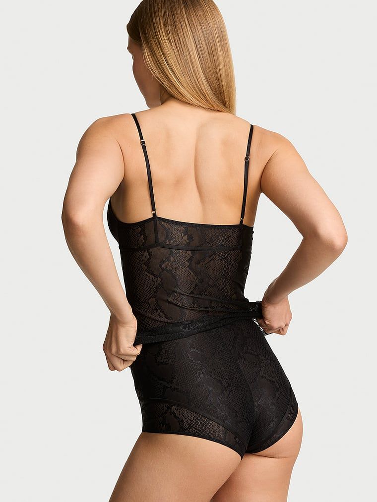 Zestaw do spania - top i szorty Viper. Produkt ma kolor czarny i pochodzi z kolekcji Very Sexy. 