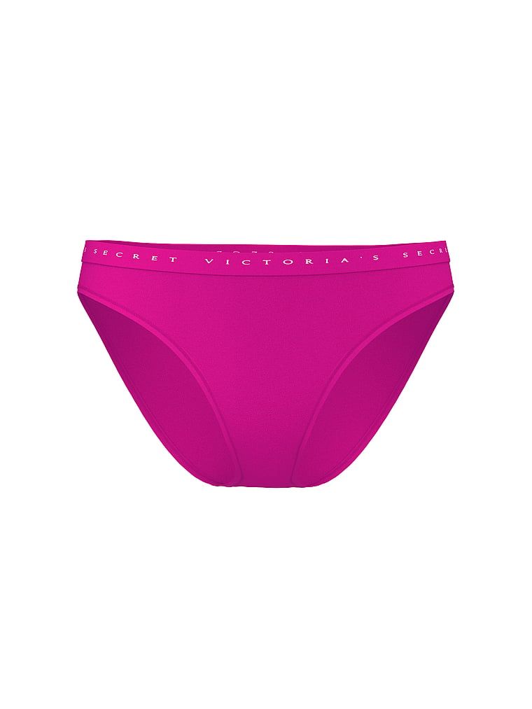 Majtki bawełniane Bikini. Produkt ma kolor różowy i pochodzi z kolekcji Victoria's Secret. 