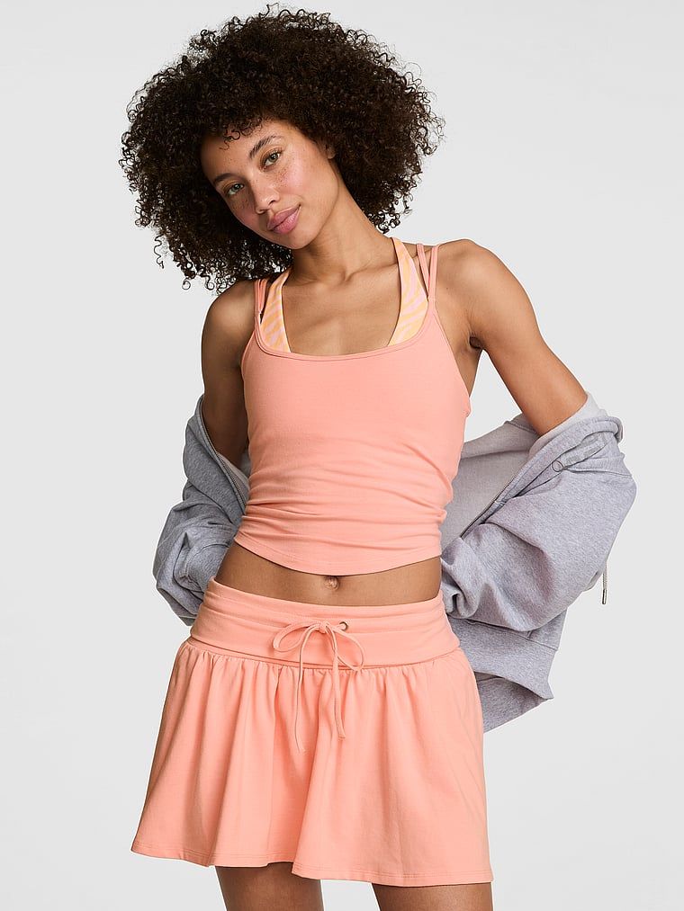 Spódnicospodenki mini z wywijanym pasem All-Day Cotton