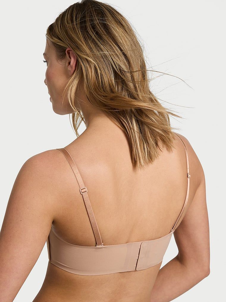 Victoria's Secret Bare Biustonosz push-up bez ramiączek i bez fiszbin Perfect Comfort Strapless