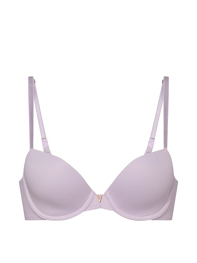 Biustonosz lekko usztywniany Smooth Demi. Produkt ma kolor fioletowy i pochodzi z kolekcji Love Cloud. 