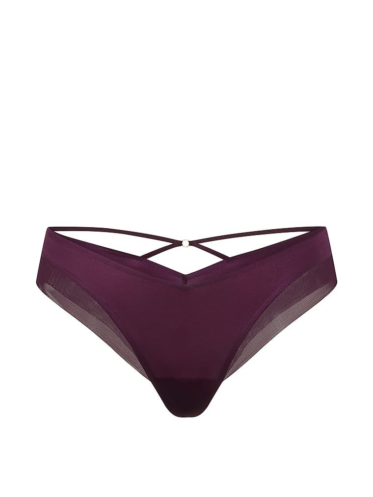 Majtki z paseczkami z tyłu Sheer Reveal Cheeky. Produkt ma kolor fioletowy i pochodzi z kolekcji Very Sexy. 