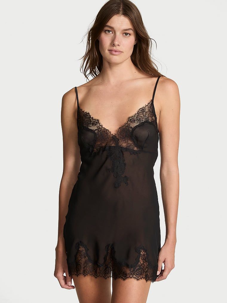 Very Sexy Halka satynowa Rose Lace and Chiffon