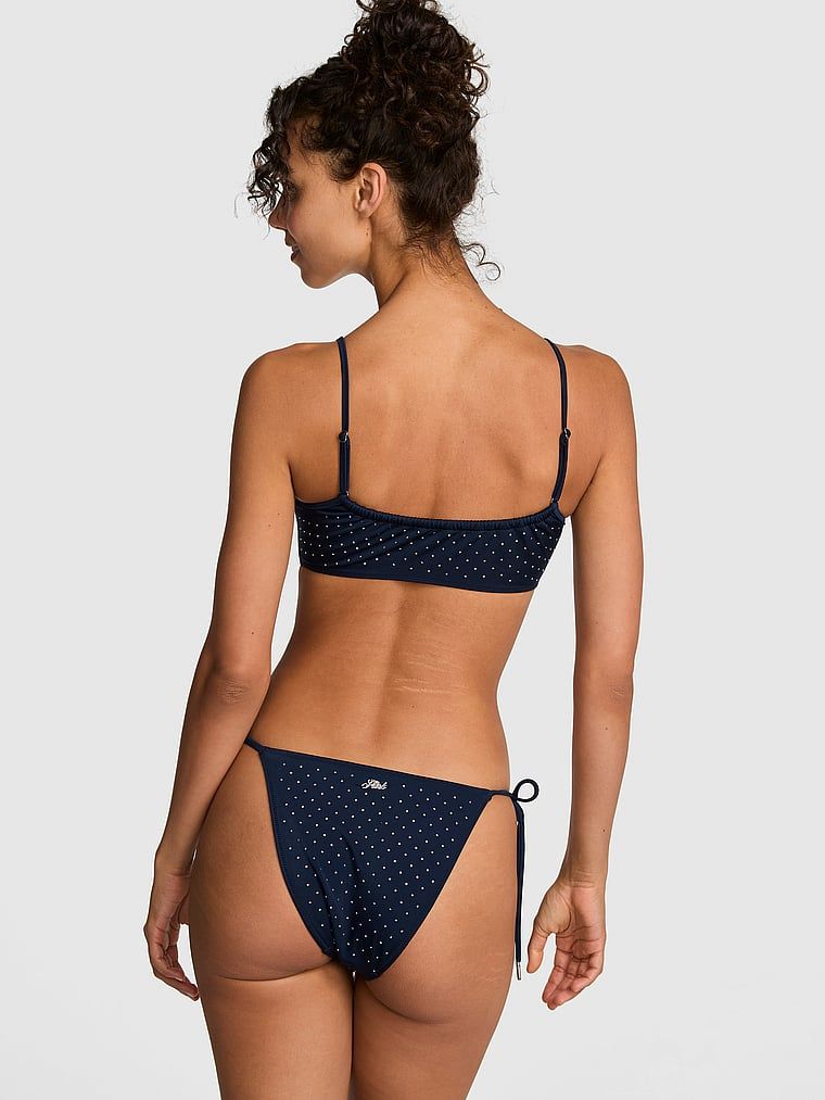 Dół bikini cheeky wiązany po bokach