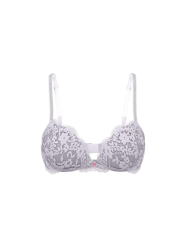 Dream Angels Biustonosz push-up koronkowy z błyszczącymi ramiączkami Twinkle Strap