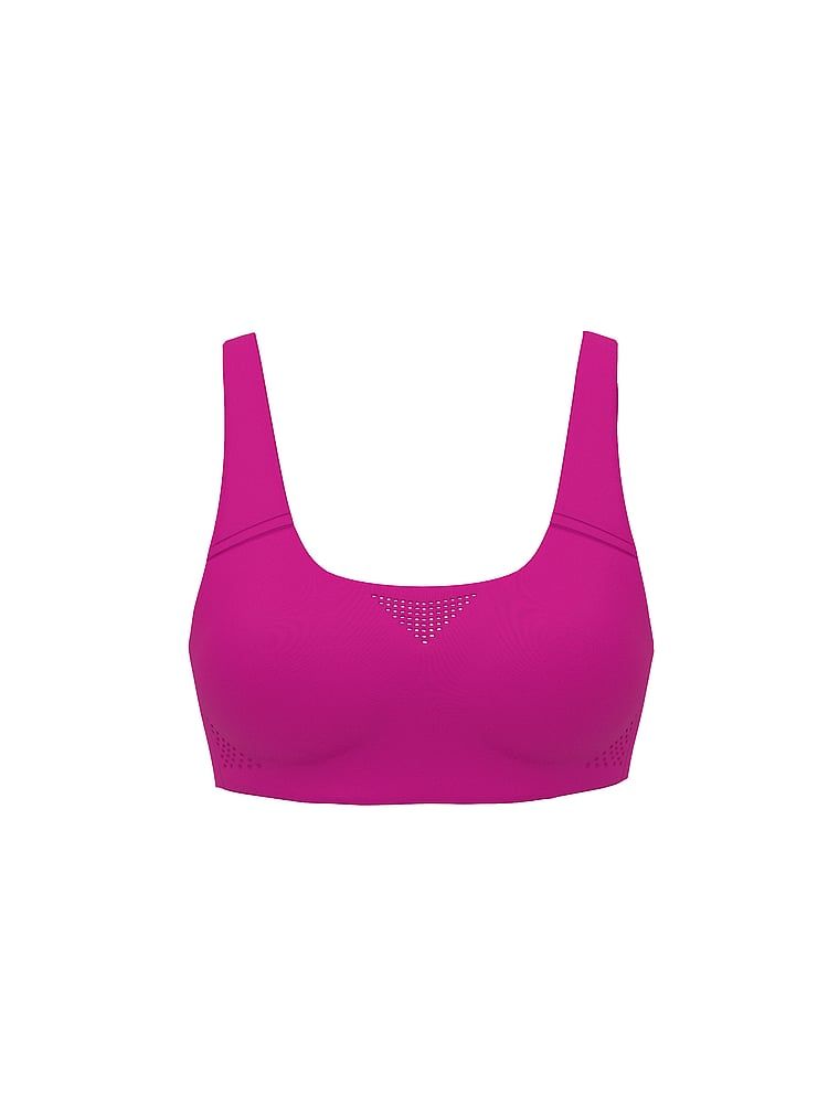 Biustonosz sportowy z maksymalnym podtrzymaniem Featherweight Max. Produkt ma kolor purpurowy i pochodzi z kolekcji VSX. 