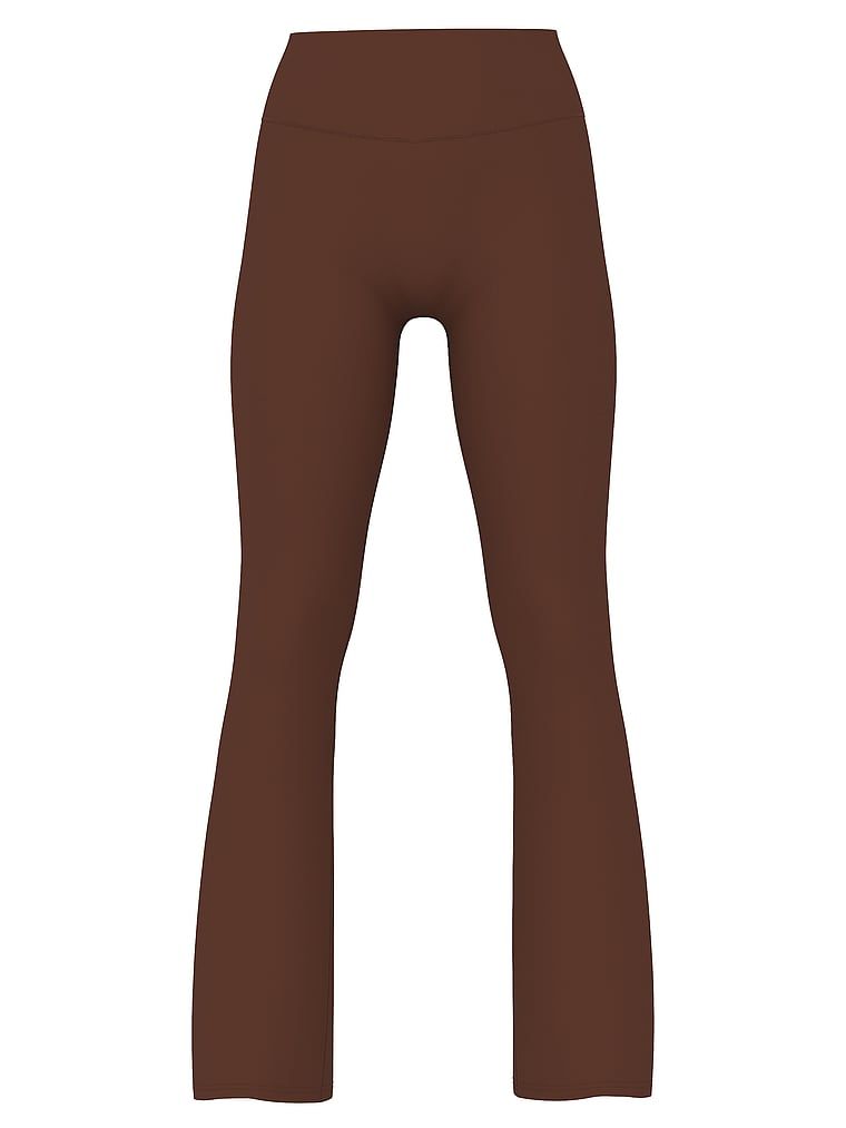 Legginsy z szerokimi nogawkami VSX Elevate Flare. Produkt ma kolor brązowy i pochodzi z kolekcji VSX.