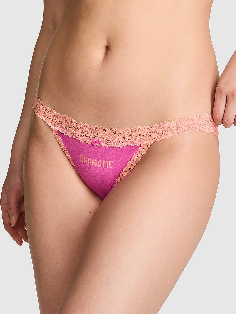 Bawełniane majtki bikini z paseczkami