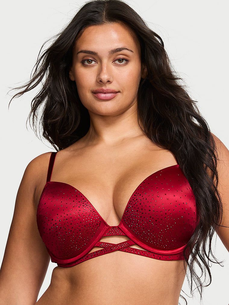 Very Sexy Biustonosz push-up z kryształkami Sparkle Crystal Shine Cradle