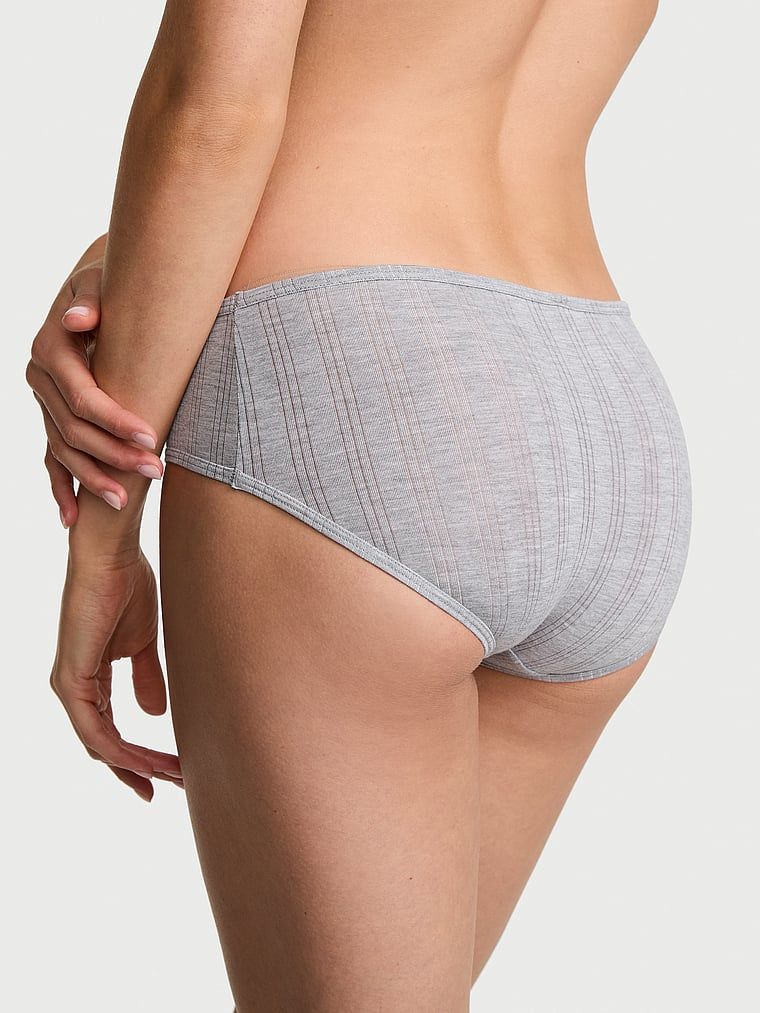 Majtki z modalu Ultra-Fine Hiphugger. Produkt ma kolor szary i pochodzi z kolekcji Victoria's Secret. 