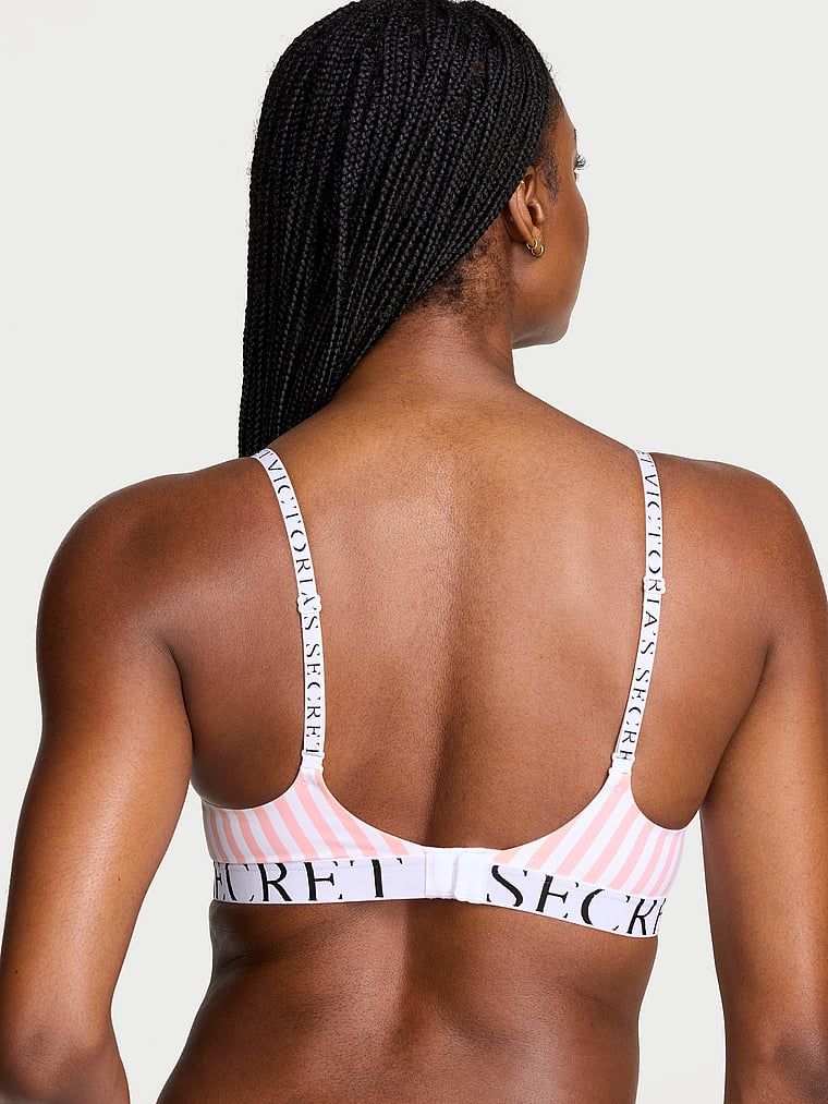 Biustonosz lekko usztywniany CoolBra Demi. Produkt jest wzorzysty i pochodzi z kolekcji T-shirt. 