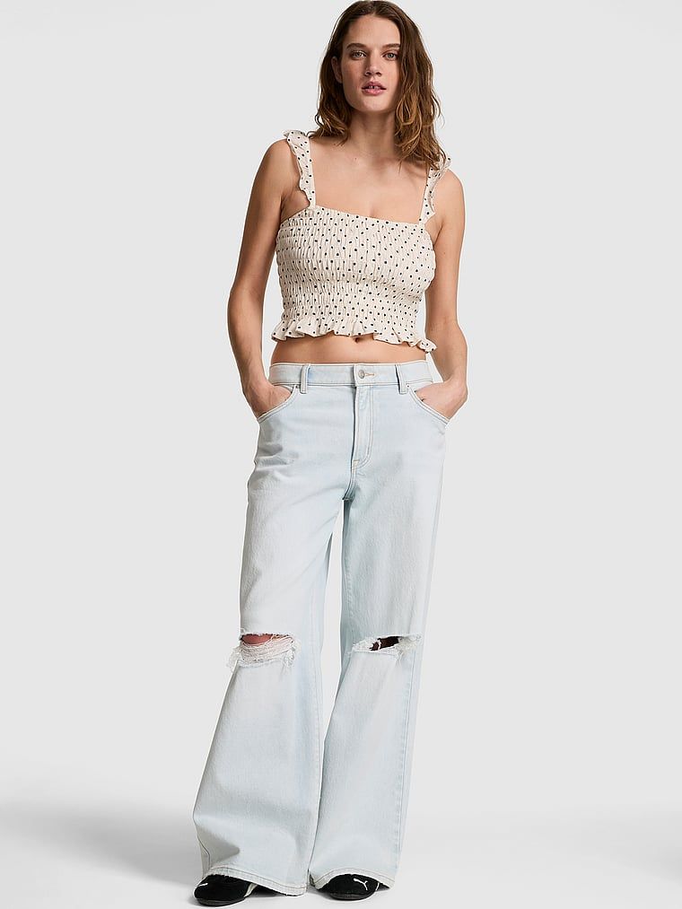 Marszczony top Flirty Fit