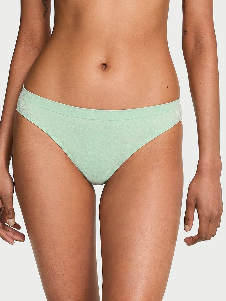 Seamless Majtki z błyszczącego materiału Shimmer Bikini