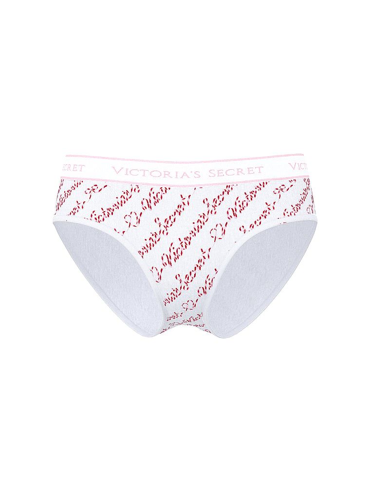 Majtki bawełniane z logo w talii Hiphugger. Produkt jest wzorzysty i pochodzi z kolekcji Cotton. 
