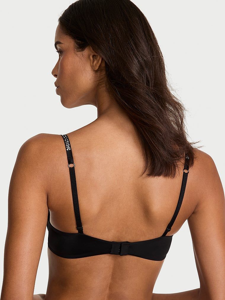 Very Sexy Biustonosz push-up powiększający o 2 rozmiary Bombshell Sparkle Crystal Shine Strap