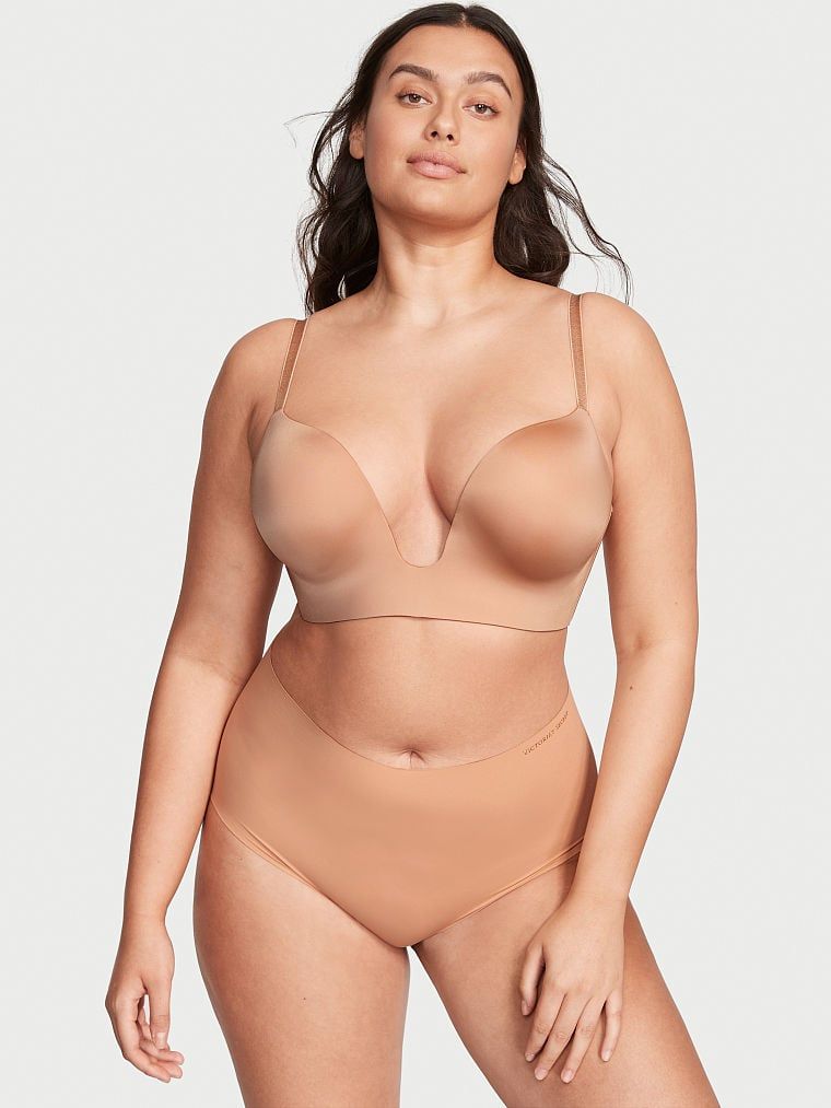 Victoria's Secret Bare Biustonosz do głębokich dekoltów z obniżonym tyłem Plunge Low-Back