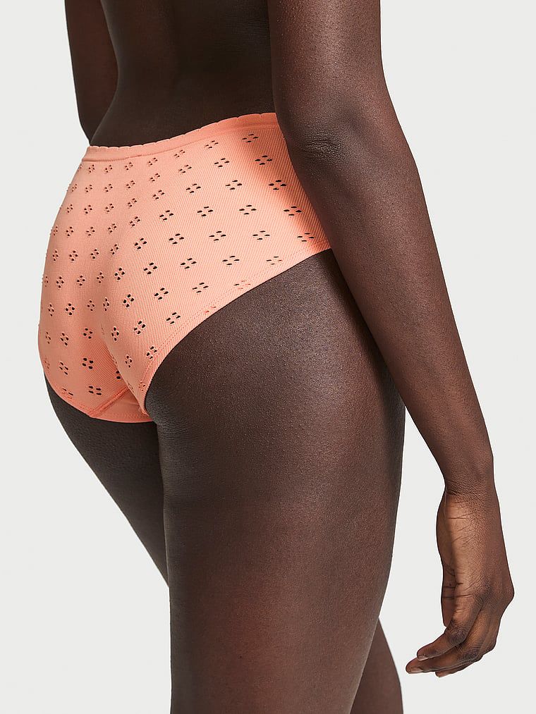 Majtki Seamless Eyelet Hiphugger. Produkt ma kolor brązowy i pochodzi z kolekcji Seamless. 