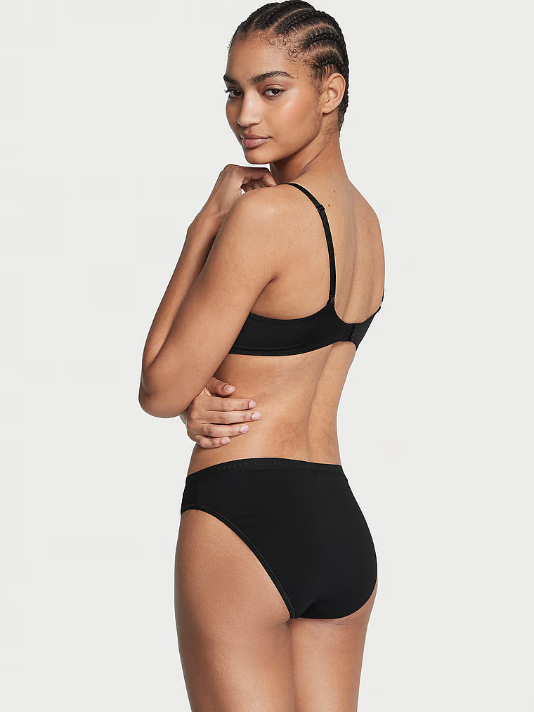 Victoria's Secret Majtki bawełniane Stretch Cotton Bikini